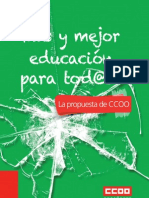 FECCOO - Libro-Documento Más y Mejor Educación para Todos
