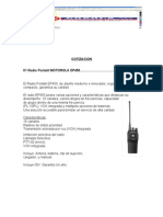 Radio - Portatil Motorola - Ep450
