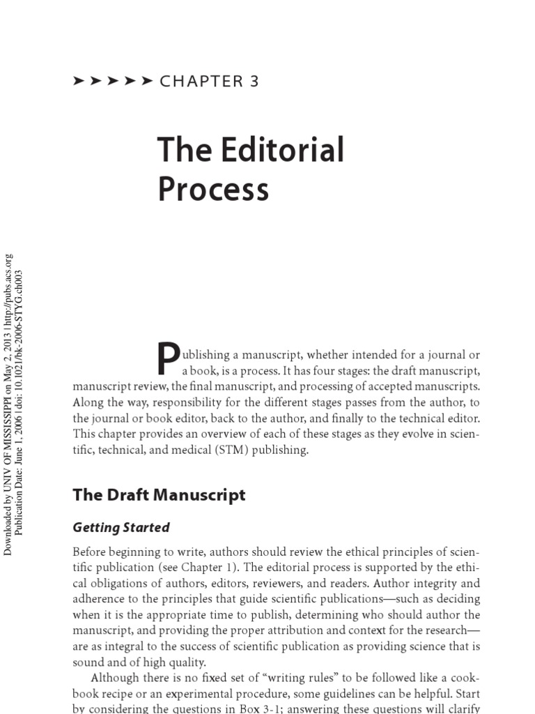 ACS Style Guide chp.3 PDF Publishing Editing