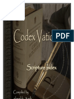 Codex Vaticanus 03 Scripture Index