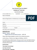 Larches Registration Form