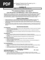 SampleResume-FieldServiceEngineer