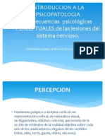 Percepciones alteradas y lesiones nerviosas