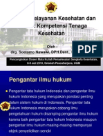 materi kuliah Regulasi Pelayanan Kesehatan Dan Standar Kompetensi Tenaga Kesehatan