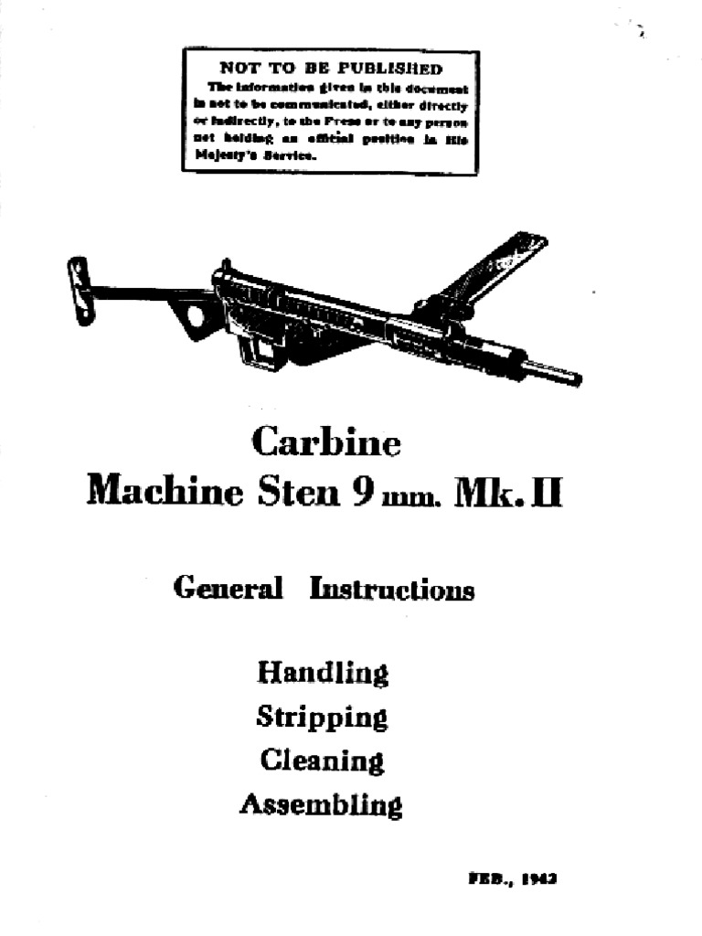 Sten Mk.2 Manual