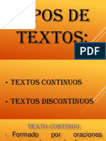 Textos Continuos y Discontinuos