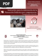 Instructivo-Para Planeaciones Didacticas Por Competencias POLi