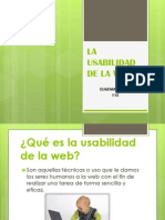 La Usabilidad de La Web