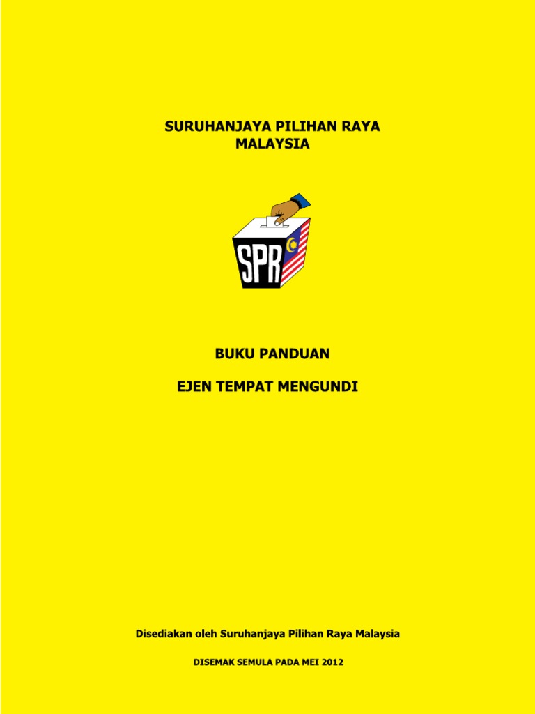 Buku Panduan Ejen Tempat Mengundi Pdf