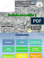 Teorías del subdesarrollo y desarrollo en América Latina