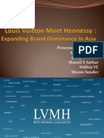 Moët Hennessy Louis Vuitton (LVMH) Diversification - 1220 Words