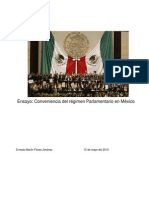 Ensayo Regimen Parlamentario en Mexico