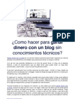 Ganar Dinero Con Un Blog