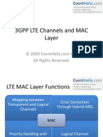 3GPP LTE Channels and MAC Layer