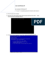 Cara Format Windows XP