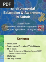 Environmental Education & Awareness in Sabah