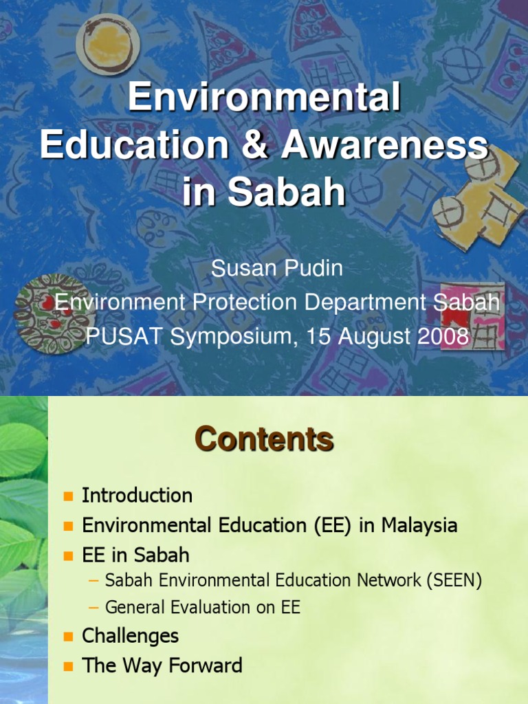 Environmental Education in Sabah | PDF | Natural Environment | Cognition