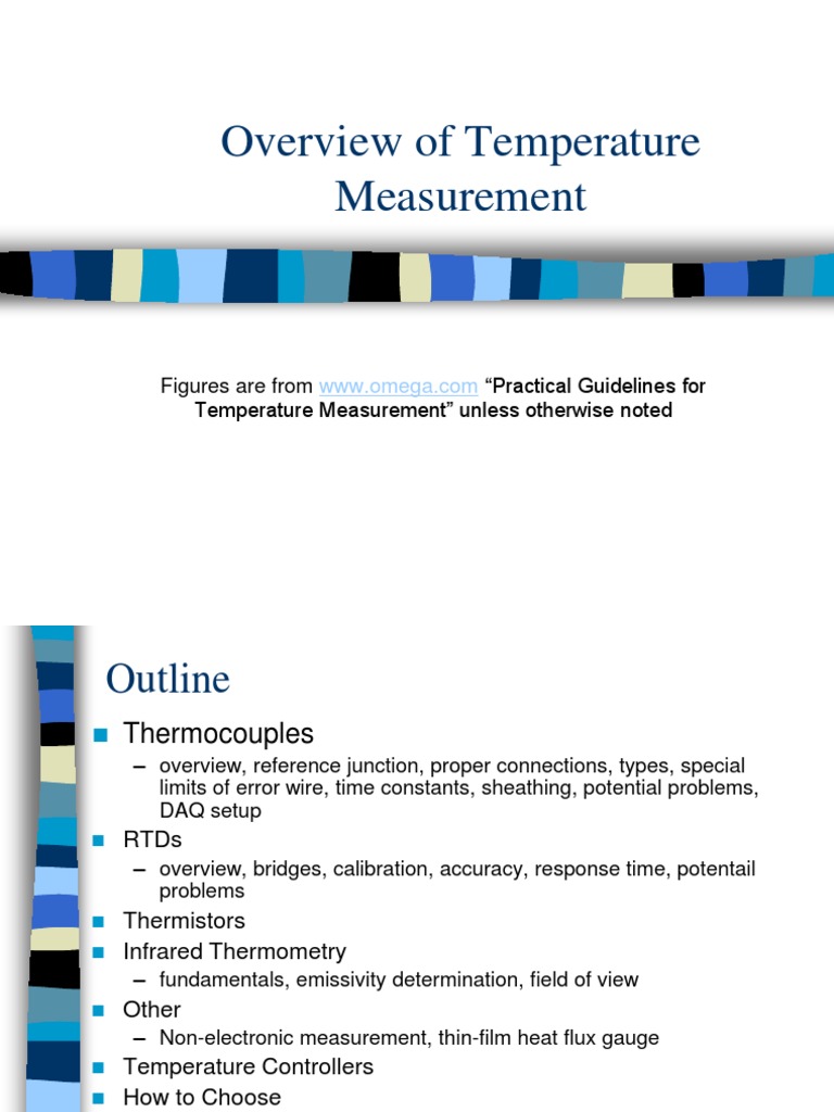 Overview of Temperature Measurement | PDF | Thermocouple | Applied And ...