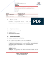 PLAN DE TRATAMIENTO FONOAUDIOLÓGICO MAite Ortiz