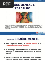 Saúde mental e Trabalho 04-03-13