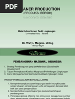 Download Produksi Bersih Cleaner Production by Adithyar Rachman SN141360307 doc pdf
