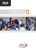 Maroc Telecom Document de Référence 2012