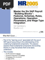 Mastering The Six SAP Payroll Building Blocks