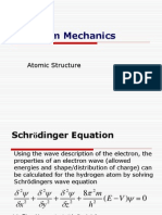 Quantum Mechanics: Atomic Structure
