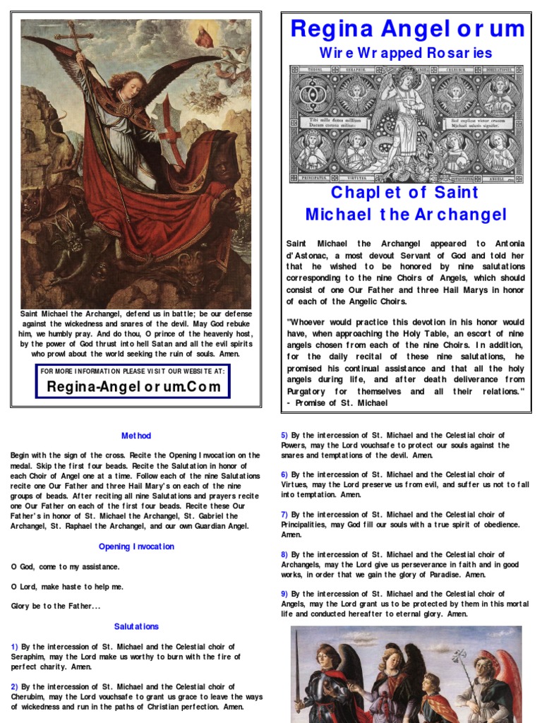 The Untold Truth About The Chaplet Of St Michael Revealed - gacqfg2