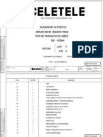 Diagrama elétrico arrancador líquido motor trifásico