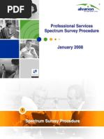 Professional Services Spectrum Survey Procedure