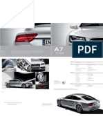 Audi A7 & S7 Catalogue (Germany 2013)