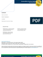 International Commodities Evening Update May 10 2013