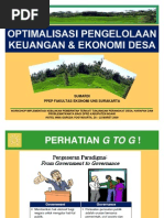 Download OPTIMALISASI PENGELOLAAN KEUANGAN DAN EKONOMI DESA by Sumardi SN14140725 doc pdf