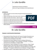 CV Doctor Julio Gordillo