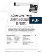 Como Construir Un Perchero Con Mesa de Arrimo