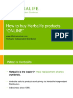 How To Buy Herbalife Products "Online"