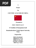 Download country analysis of china by priyank shah SN14142880 doc pdf
