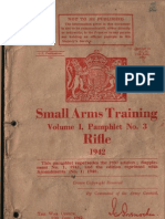 Small Arms Training - Volume I - Pamphlet No 3 - Rifle - 1942