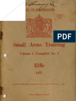Small Arms Training - Volume I - Pamphlet No 3 - Rifle - New Zeland - 1937