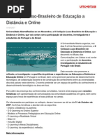 II Coloquio Luso Brasileiro Educação Distância e Online