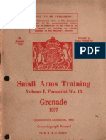 Small Arms Training - Volume I - Pamphlet No 13 - Grenade - 1937 - Melbourne