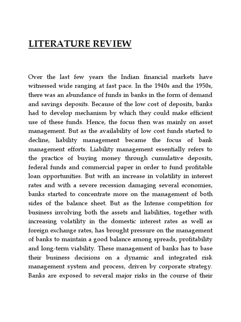 Project management literature review image