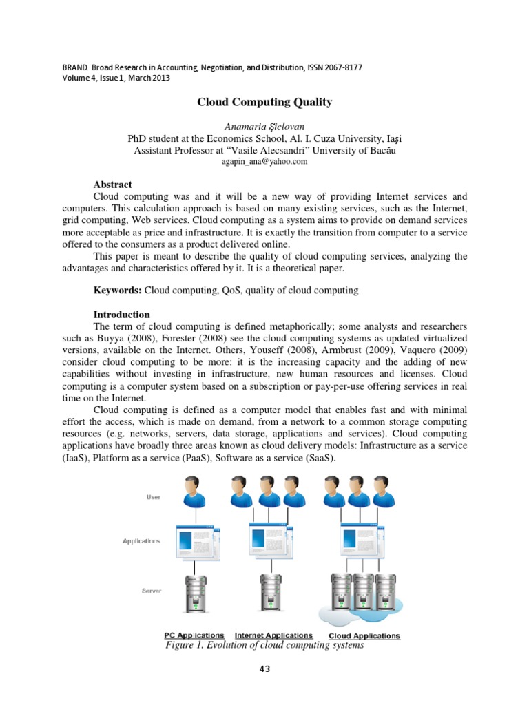 Cloud Computing Service Quality Analysis | PDF | Cloud Computing ...