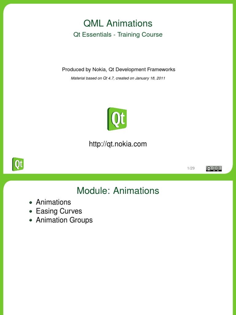 QML Animations: QT Essentials - Training Course | PDF | Computer ...