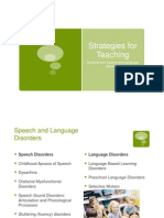Strategies for Speech & Language Disorders