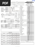Character Sheet D D 3 5 Samurai Eua 2pg Pdf