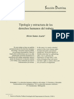 Tipologia y Estructura de Los Derecho Humanos de Trabajo