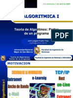 Algoritmica I 2009-I - Sesion 1