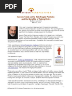 Nassim Taleb On The Anti-Fragile Portfolio